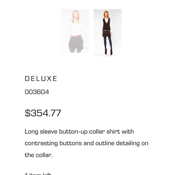 COP.COPINE Button Down White Blouse - Picture 4 of 11